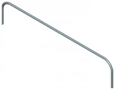 Agri-Fab - 28194 - Upper Hopper Frame (Rear) For 45-0522 Lawnsweeper 1