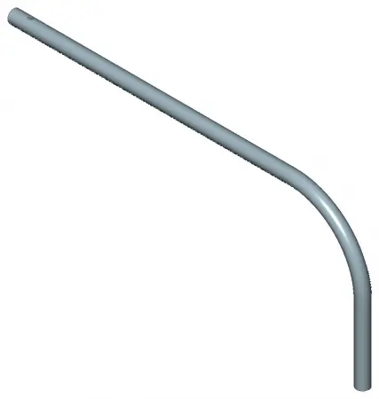 Agri-Fab - 42648 - Handle Tube For 45-0492, 45-0492, 45-04923, 45-04924 1