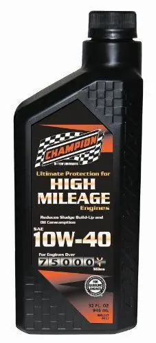 Champion Brands 4030H High Mileage 10W-40 Sm Motor Oil - 1 Quart 1