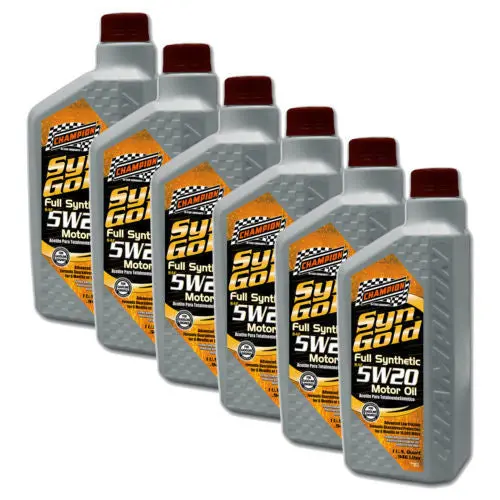 Champion Brands 4430H-1 5W-20 Synthetic Oil Case Of 12 Qts 1