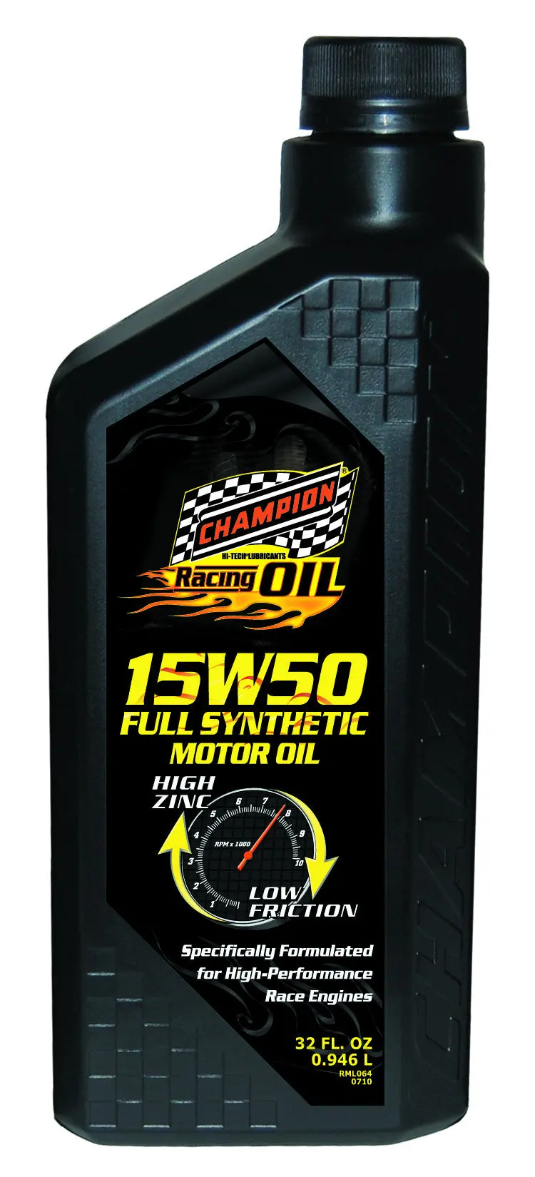 Champion Brands Motor 4309H Oil Synthetic Racing 15W-50, 1 Quart Each 1