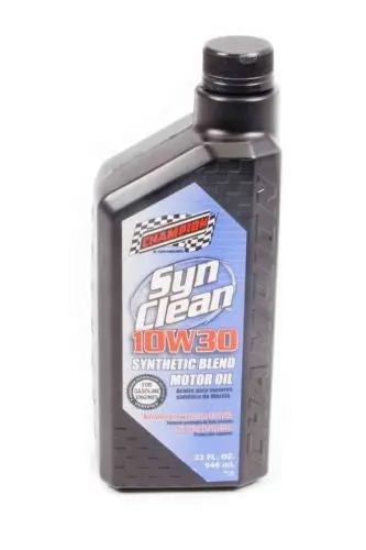 Champion Brands P/N 4232H 10W-30 Syn-Blend Oil 1Qt For Cars And Trucks 1