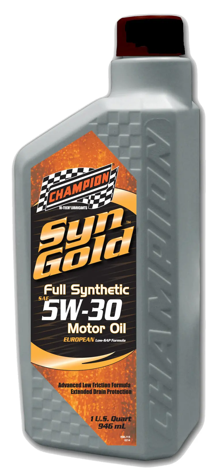 Champion Racing Oil European Syngold Full Synthetic 5W-30 (6 Quarts) Saps 4436H 1