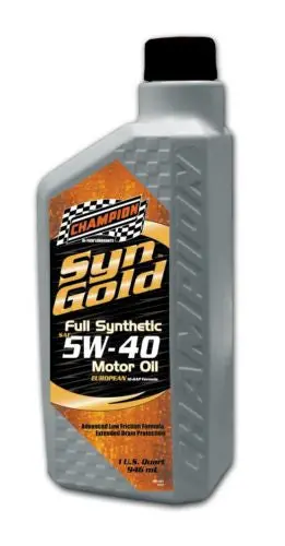 Champion Racing Oil European Syngold Full Synthetic 5W-40 (1 Quart) Saps 4434H 1