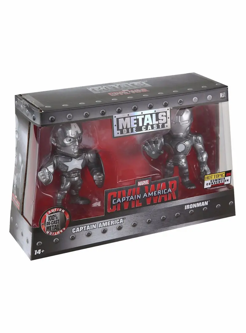 Civil War Metals Die Cast 2 Pack Hot Topic Summer Convention Sdcc 1