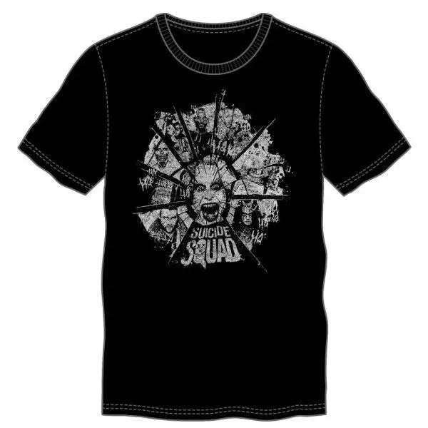 Dc Comics Men's Suicide Squad Shattered T-Shirt (Large) 1