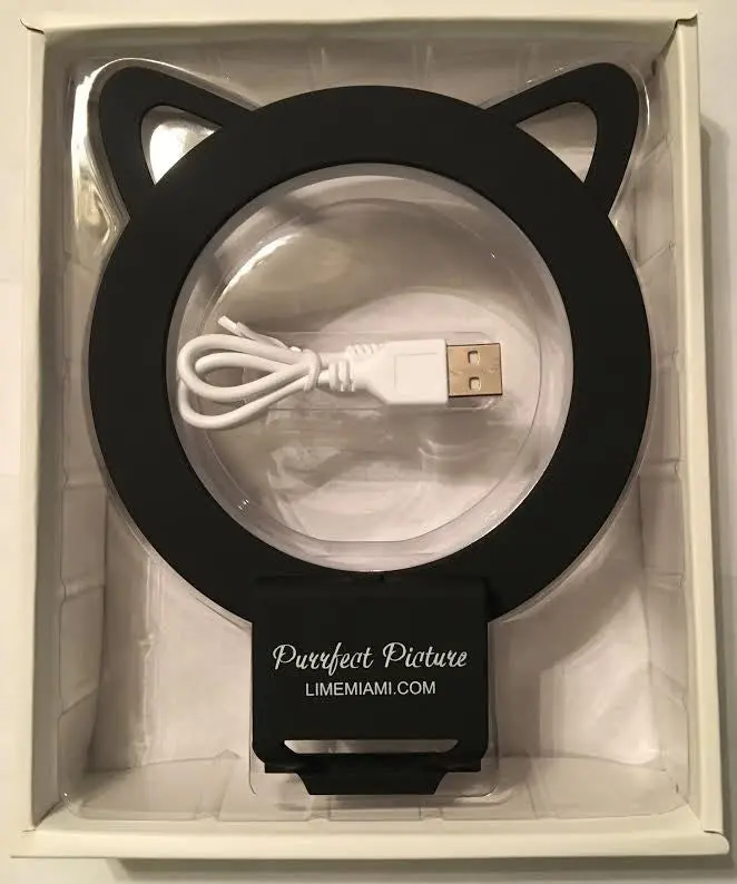 Purrfect Picture Selfie Ring With Ears 1