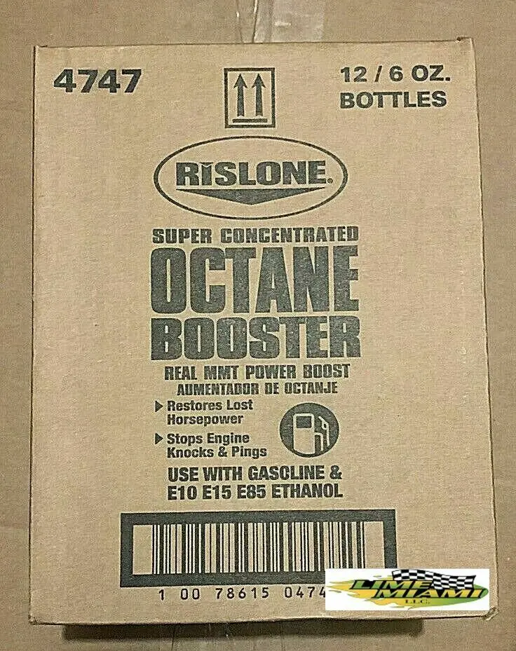 Rislone 4747 Super Concentrated Case Of 12 Octane Booster 6Oz 1
