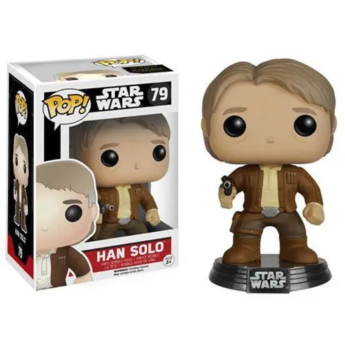 Star Wars: The Force Awakens Han Solo Pop! Vinyl Bobble Head 1