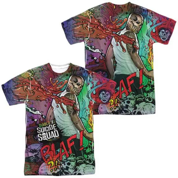 Suicide Squad- Diablo Psychedelic Graffiti T-Shirt 1