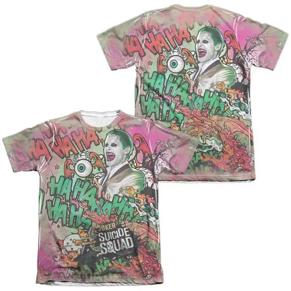 Suicide Squad Joker Psychedelic Cartoon (Fb Print) Mens Sublimation Shirt 1