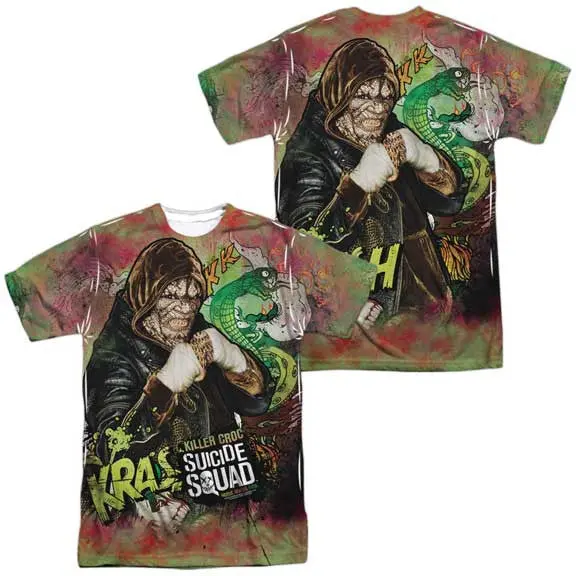 Suicide Squad Killer Croc Psychedelic 100% Polyester Sublimated Front & Back 1