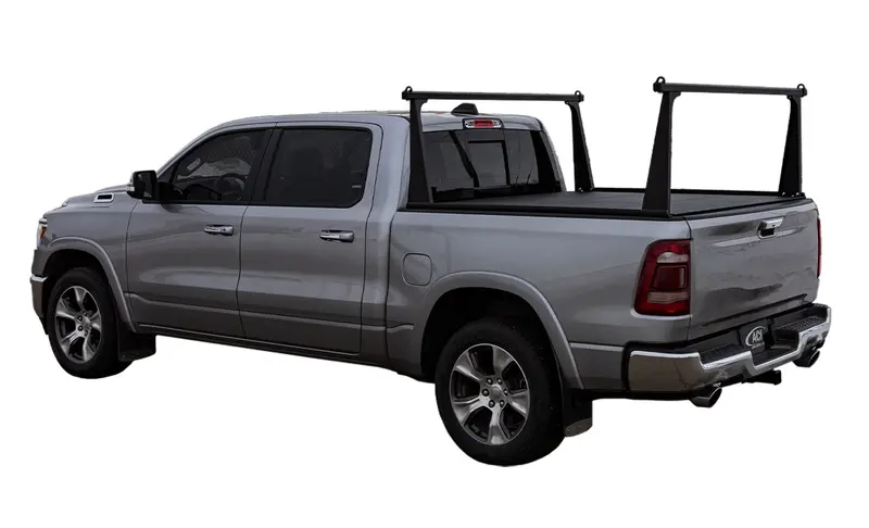 Adarac F2010092 Aluminum Pro Series Truck Bed Rack – Matte Black Bolt-On Design 1