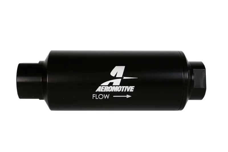 Aeromotive 12341 High-Flow In-Line Fuel Filter – 10-Micron Microglass, Orb-12 Ports 1