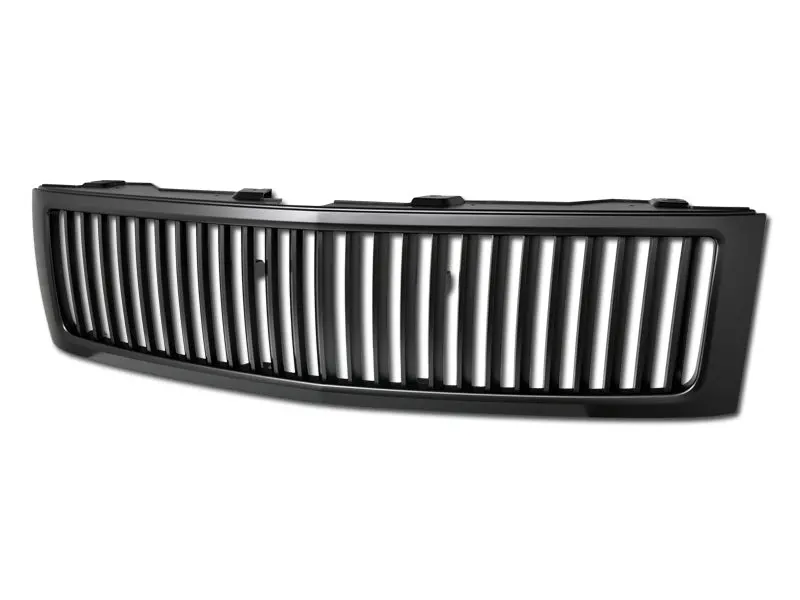 Armordillo 7165878 Vertical-Style Front Grille For 2007–2013 Chevrolet Silverado 1500 – Matte Black Finish 1