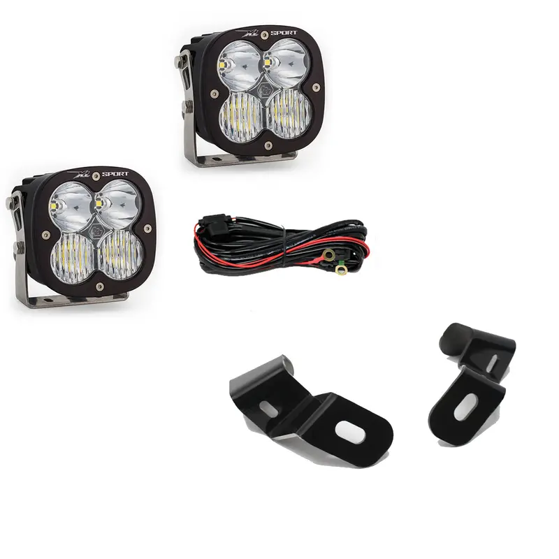 Baja Designs Xl Sport Led Light Pods For Dodge Ram 2500/3500 – A-Pillar Mount Kit, 19-On, Driving Combo (448036) 1
