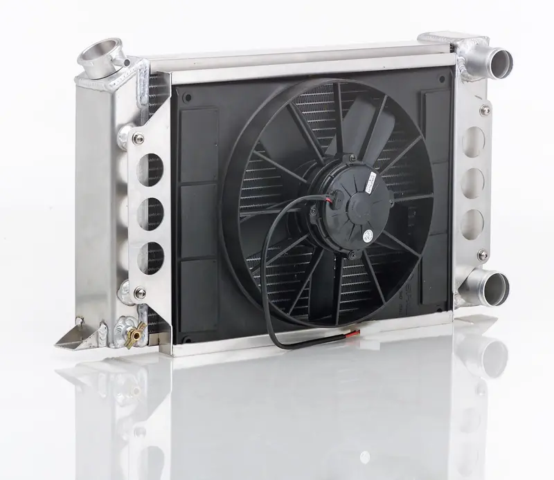 Be Cool 89201 Dual-Core Radiator Assembly – 1" Core, Pro/Stock Style, No Filler Neck 1