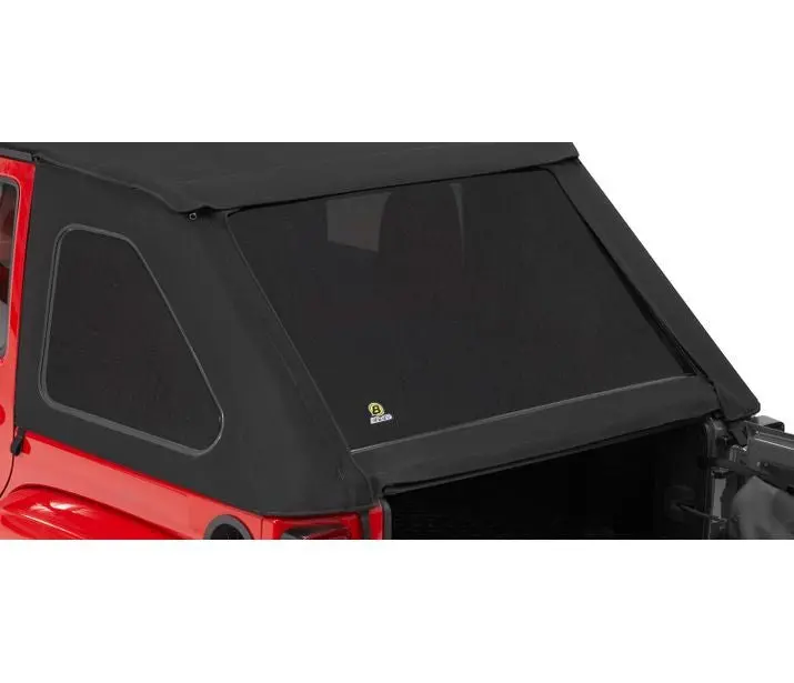 Bestop Window Set For 2007–2018 Jeep Wrangler Jk 4-Door – Black Twill Fabric 1