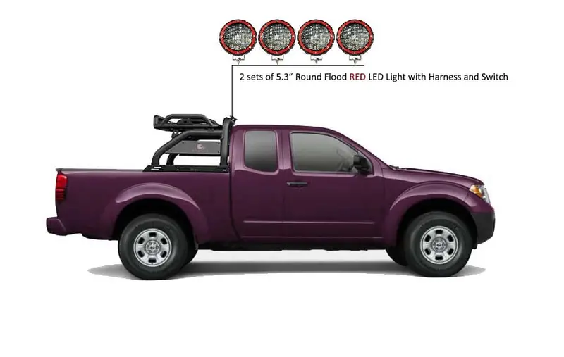 Black Horse Off-Road Atrb7Bk-Plfr Atlas Roll Bar Kit – Black Powder-Coated Steel Construction 1