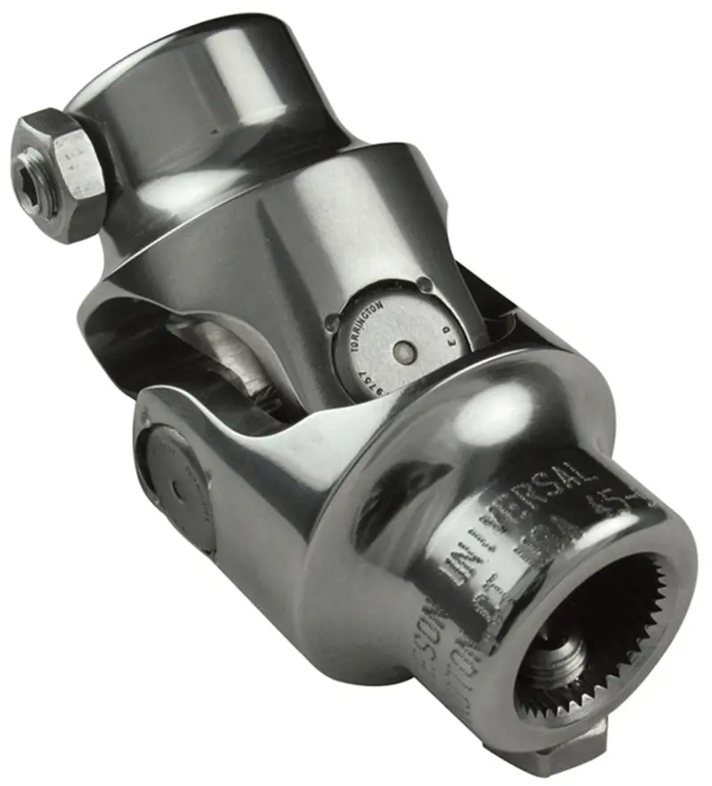 Borgeson 123421 Polished Stainless Steel Steering U-Joint – 3/4"-36 To 5/8"-36, Chrysler Fit 1