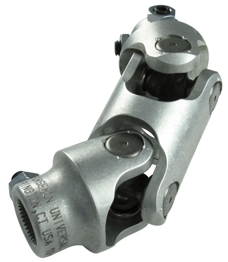 Borgeson 223452 Aluminum Double-Double U-Joint Steering Coupler – 3/4"-36 X 1" Double-D 1
