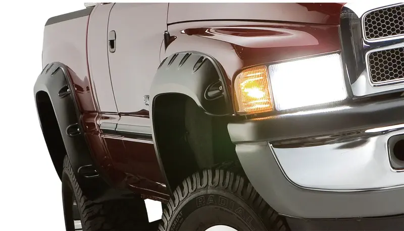 Bushwacker 50924-45 Pocket Style Color-Matched Fender Flares – Bolt-On Design 1