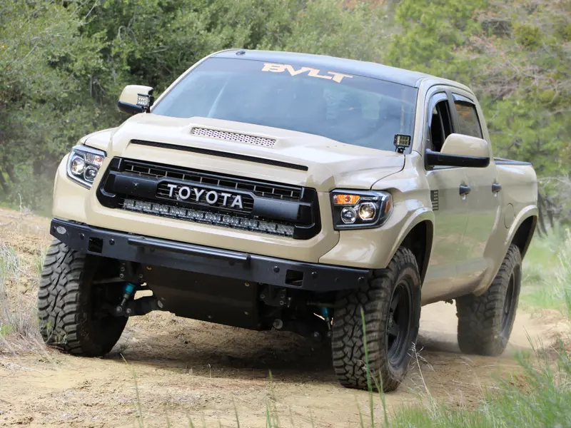 Cali Raised Led Cr3146 Curved 42-Inch Hidden Grille Light Bar Kit – 2014–2021 Toyota Tundra, Combo Beam 1