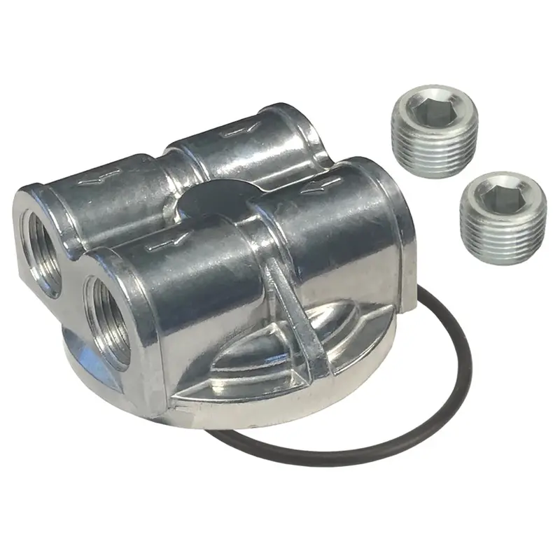 Derale 15757 Spin-On Dual Side-Port A Dapter(22Mm) 1