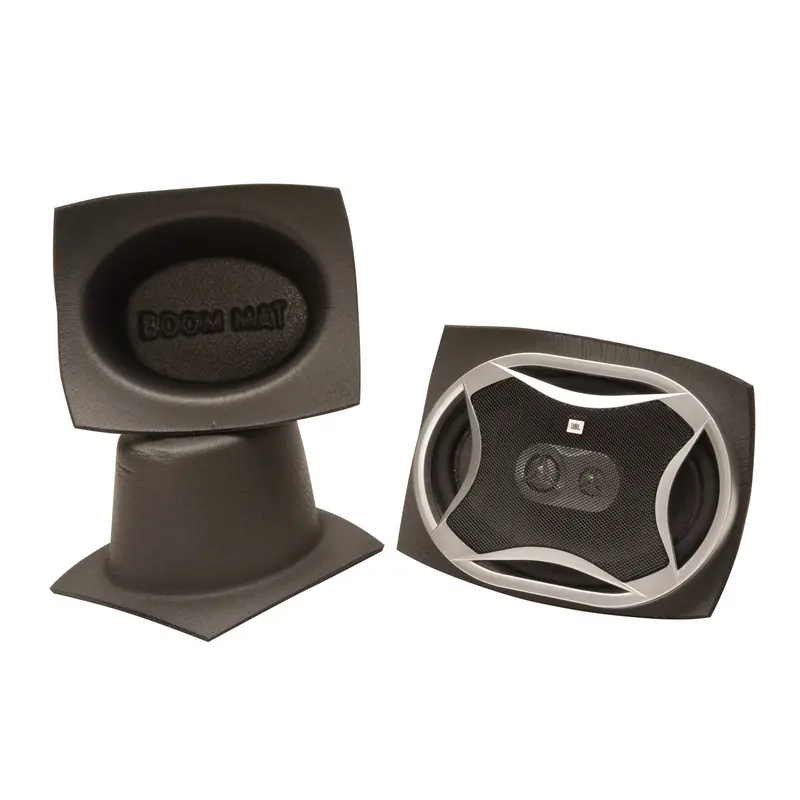 Design Engineering 50361 Boom Mat Speaker Baffle – Oval Slim 5X7-Inch Pair For Reduced Vibration And Cleaner Sound 1