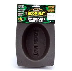 Design Engineering 50361 Boom Mat Speaker Baffle – Oval Slim 5X7-Inch Pair For Reduced Vibration And Cleaner Sound 2