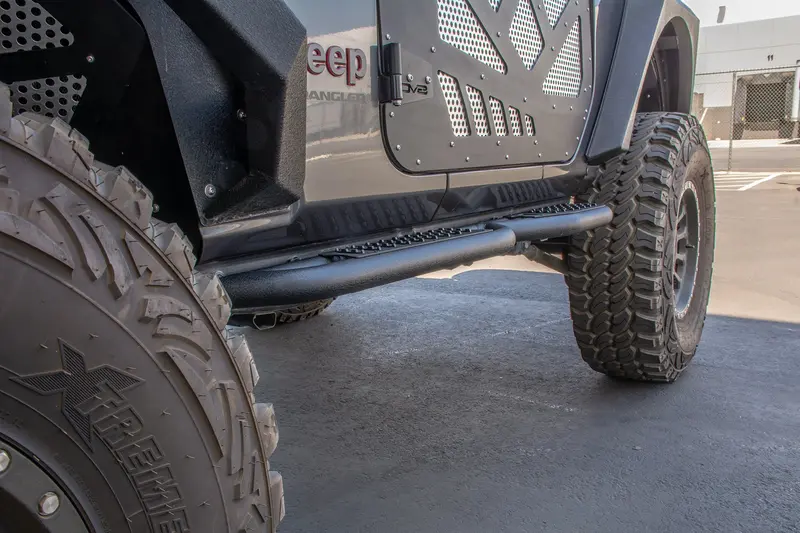 Dv8 Offroad Tubular Slider Steps For 2018+ Jeep Wrangler Jl (2-Door) 2