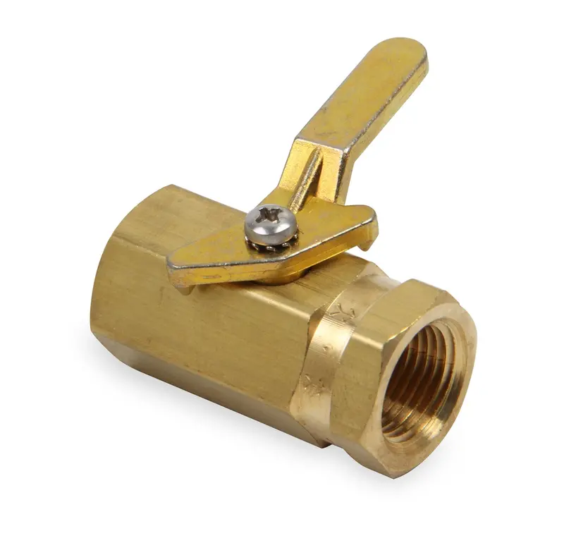 Earl'S 230507Erl Brass Shut-Off Valve – 1/2" Npt, Bagged 1