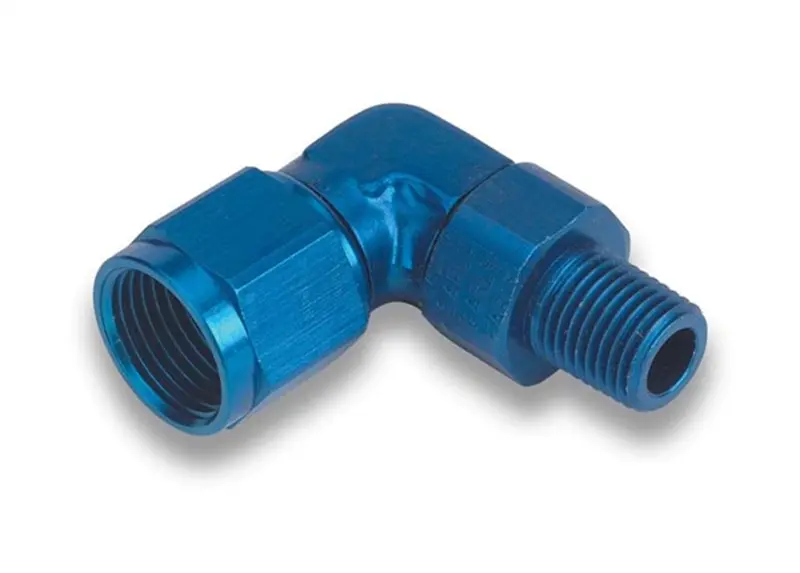 Earl’S 923191Erl 90° Aluminum An-To-Npt Adapter Fitting 1