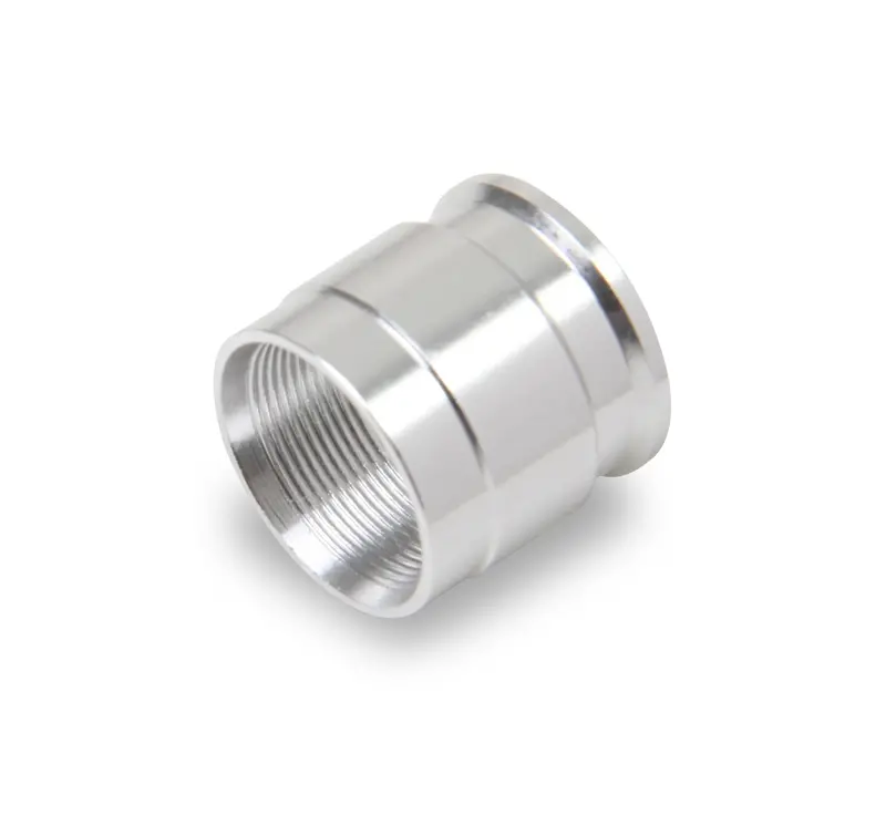 Earl'S Performance Cl689063Erl Ultrapro Hose End Crimp Collar; Hose Size: -6An; Anodized Clear; Aluminum; 1