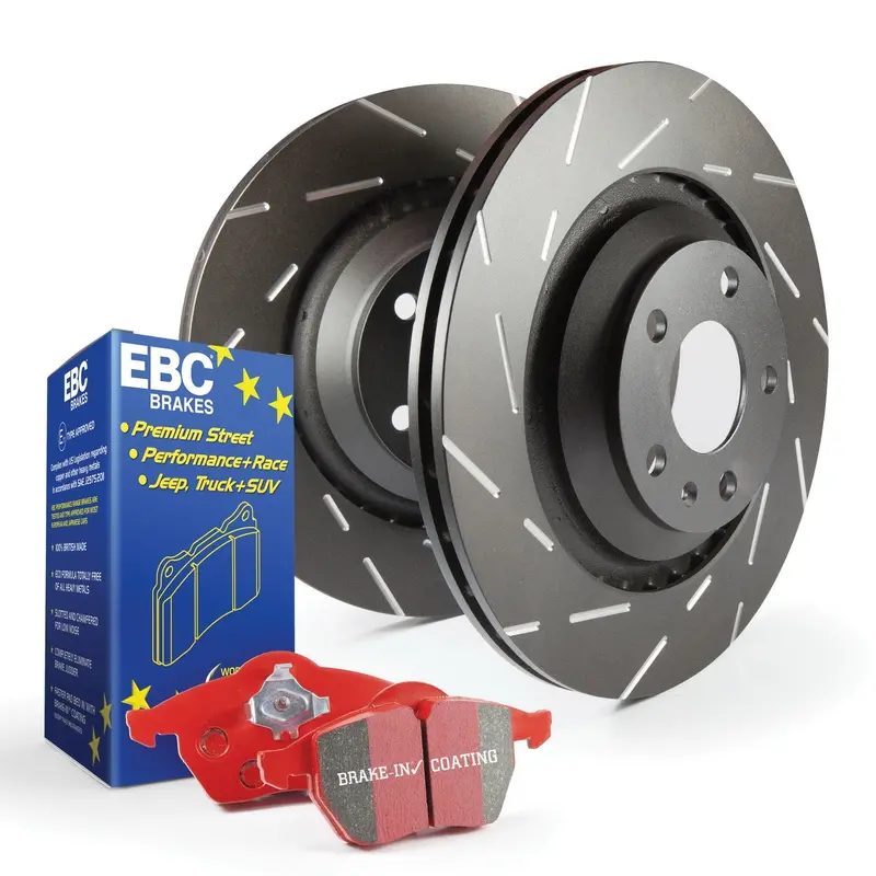 Ebc Brakes Redstuff Front Brake Kit – Includes Pads & Usr Rotors (S4Kr1296) 1