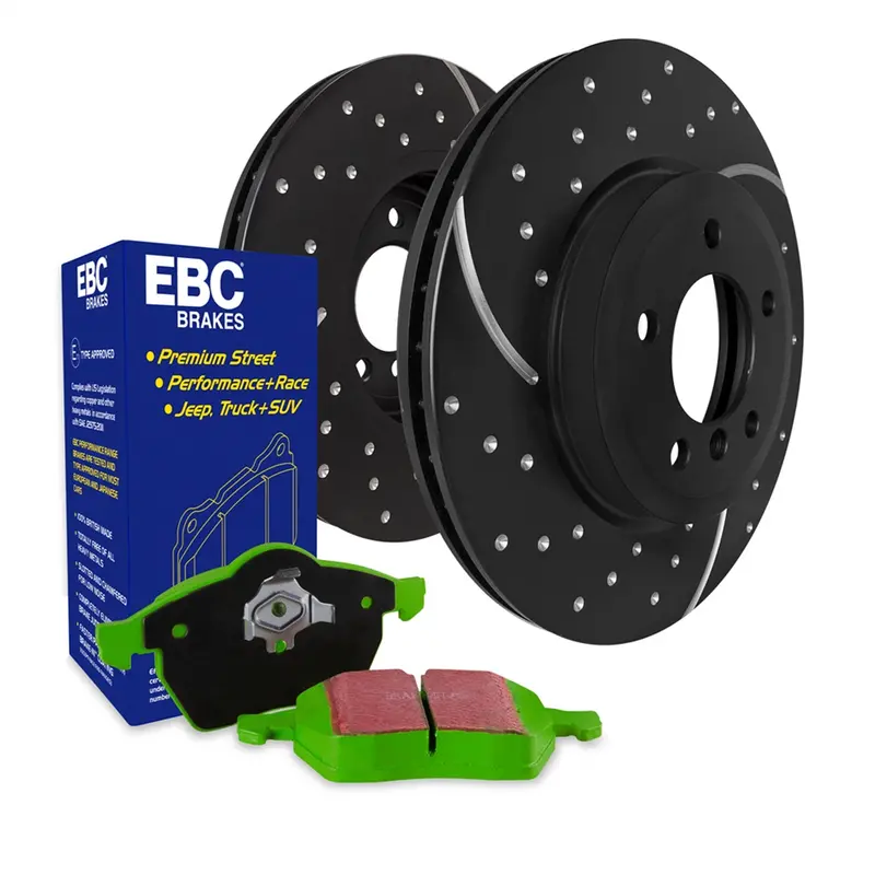 Ebc S3 Greenstuff Brake Kit – Performance Pads & Gd-Series Rotors For Trucks And Suvs (S3Kf1362) 1