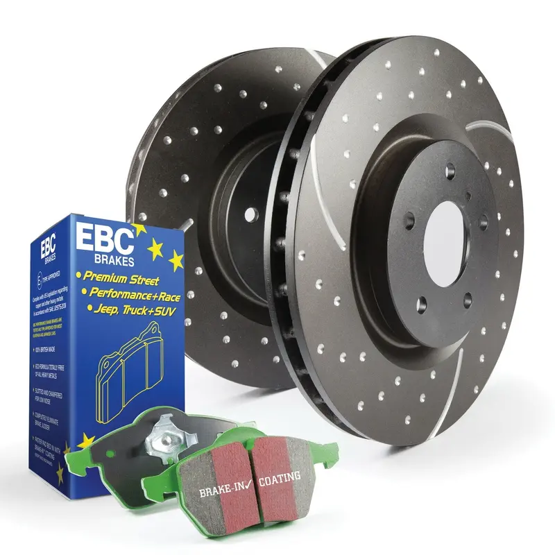 Ebc S3Kf1061 Brake Kit – Greenstuff 6000 Pads With Gd Rotors For Heavy-Duty Suvs & Trucks 1