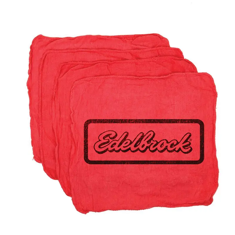Edelbrock Shop Rag Featuring Embroidered Edelbrock Badge (189469) 1