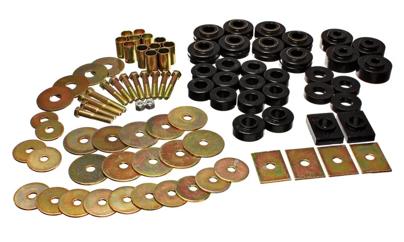 Energy Suspension 3.4155G Black Body Mount Kit – Polyurethane Performance Upgrade 1