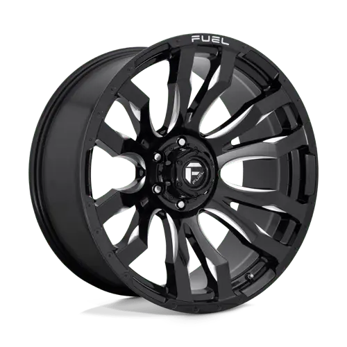 Fuel D673 18X9 Inch Off-Road Wheel – 6X5.5 Bolt Pattern, Gloss Black/Milled Face (D67318908450) 1
