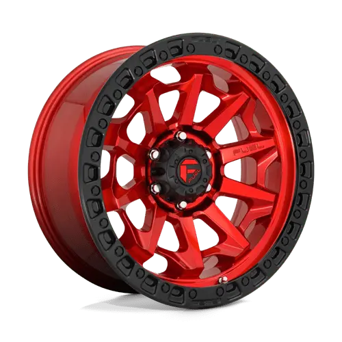 Fuel D6951890B550 D695 Alloy Wheel – 18X9, 5X5.5, Gloss Red/Black Machined, +1Mm Offset 1