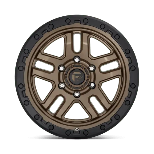 Fuel D70217907550 D702 Alloy Wheel – 17X9", 5X5", Matte Bronze With Brushed Bronze Lip 2