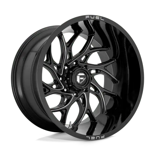 Fuel D74122829345 D741 Off-Road Wheel – 22X8.25, 8X210, Gloss Black/Milled, -246Mm Offset 1