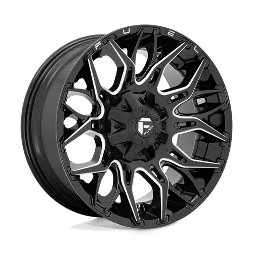 Fuel D769 20X10 Off-Road Wheel – 8X170 Bolt Pattern, Gloss Black/Milled Face, -18Mm Offset 1