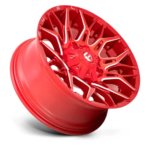 Fuel D77120001747 – 20X10 Gloss Red Machined Wheel With -18Mm Offset (8X170 Bolt Pattern) 1