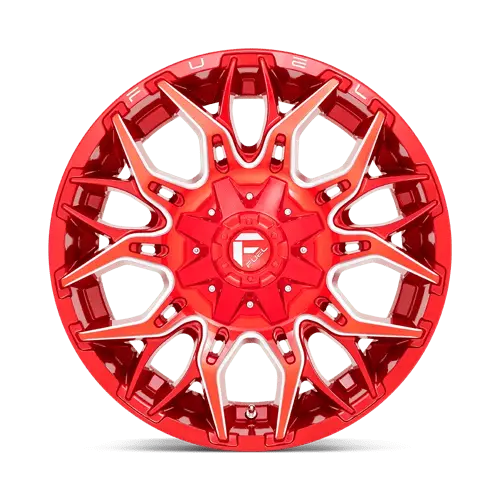 Fuel D77120001747 – 20X10 Gloss Red Machined Wheel With -18Mm Offset (8X170 Bolt Pattern) 2
