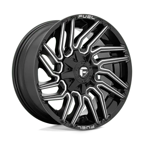 Fuel D773 20X10 Inch Wheel – 5X4.5/5.0 Bolt Pattern, Gloss Black With Machined Face, -18Mm Offset 1