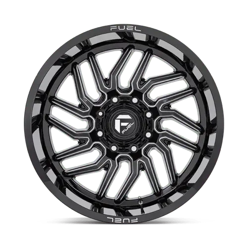 Fuel D80722208947 22X12-Inch Forged Wheel – 6X135Mm Bolt Pattern, Gloss Black With Machined Lip, -44Mm Offset 1
