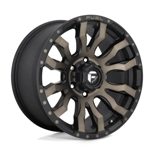 Fuel Off-Road Wheel – 17X9 In., 6X5.5 In. Bolt Pattern, Matte Black With Dark Tint (D67417908445) 1
