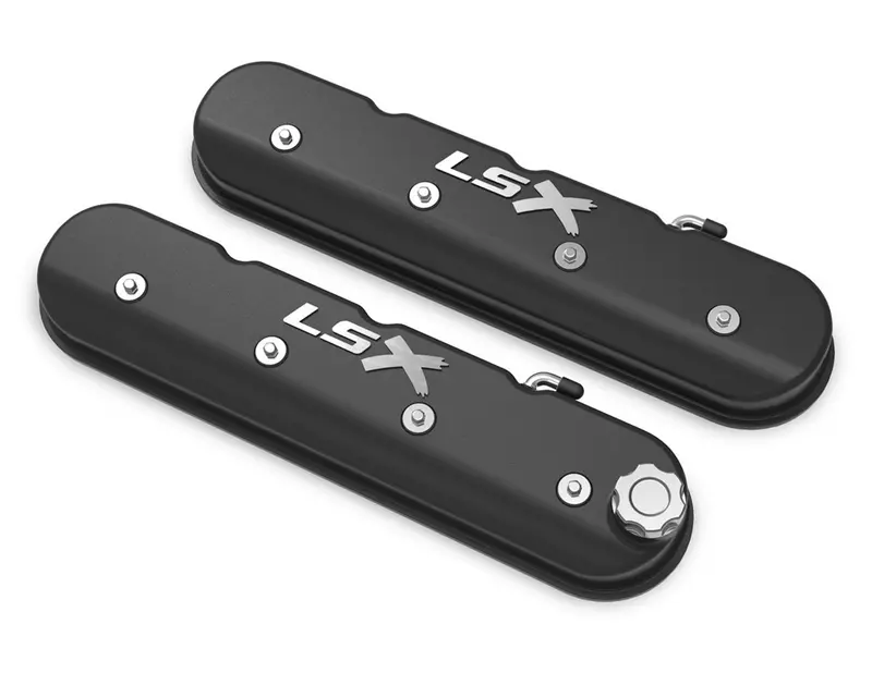 Holley 241-407 Ls Engine Valve Cover Set – Gm Licensed, Full-Sized Replacement 1